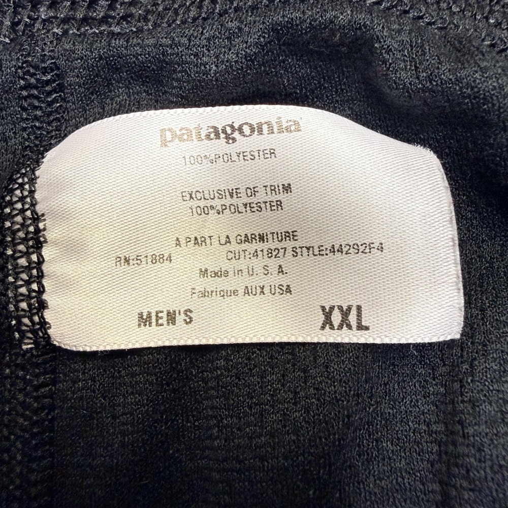 Patagonia Capilene Base Layer Mens XXL Black 44292F4 Thermal Pants - Picture 6 of 9
